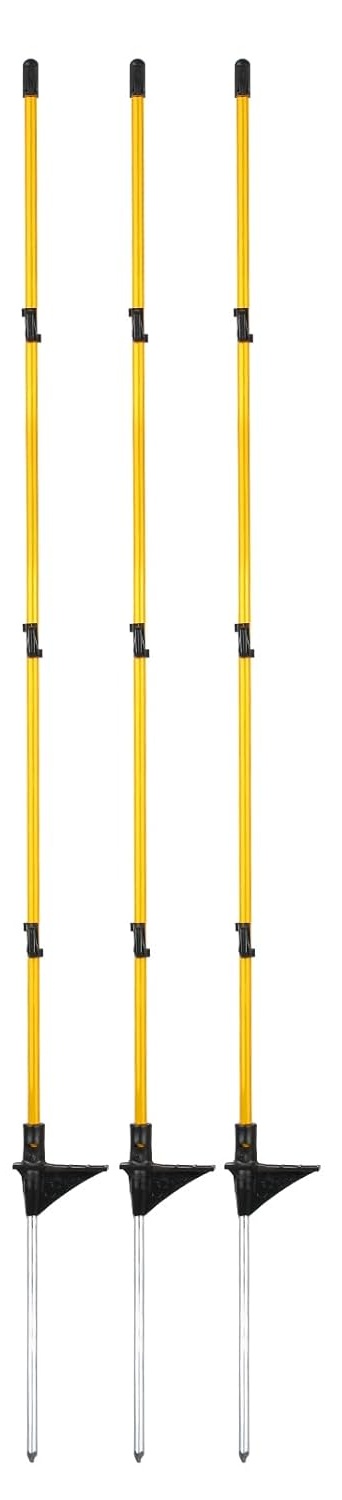 fiberglass step-in post with metal spike fiberglass step-in post with metal spike